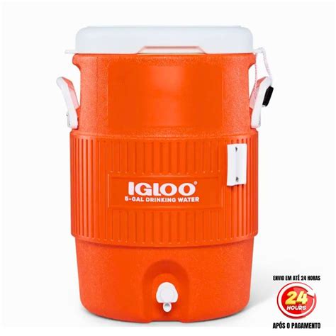 Cooler Térmico Igloo Seat Top 5 Gallon 18,9 Litros Alta Performance ...