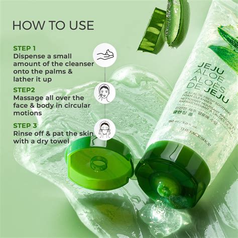 Jeju Aloe Fresh Soothing Cleansing Foam 150ml