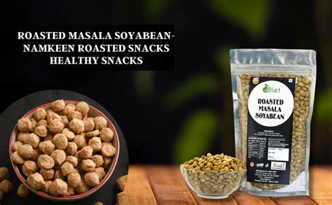 D4DIET- ROASTED MASALA SOYABEAN-NAMKEEN/ROASTED SNACKS/HEALTHY SNACKS ...