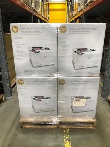 250 Ea., HP Color Laserjet Pro M454dn Printers | AllSurplus