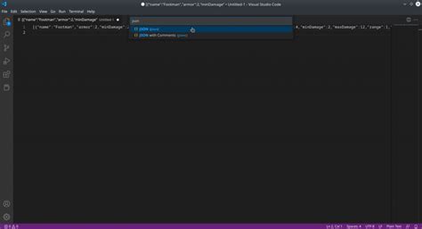 Image result for How to Format Code in JSON for vs Code