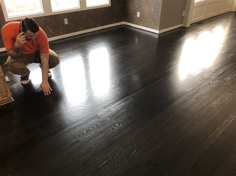 How To Stain Hardwood Floors Black | Floor Roma