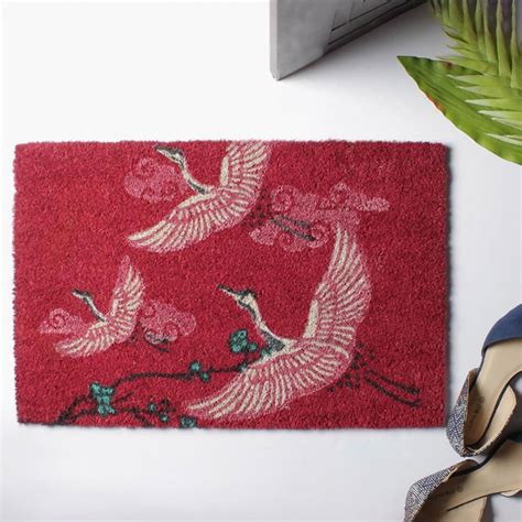 Buy INDIA CIRCUS Legends of the Cranes Coir Printed Doormat - 45x75cm ...