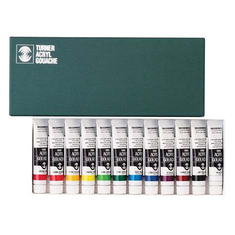 htconline.in| Turner acrylic gouache 12 color set (20 ml)