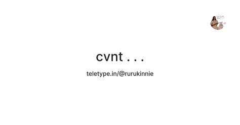 cvnt . . . — Teletype