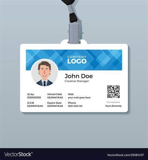 Corporate ID Card Template - UpLabs