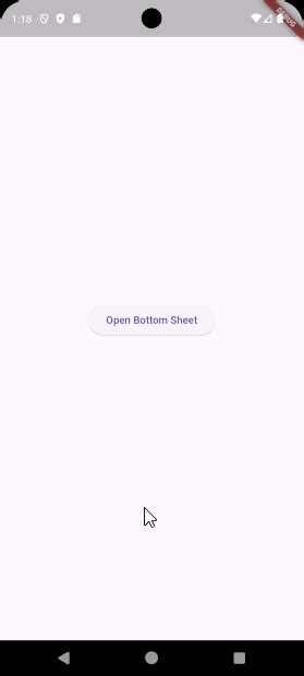 Image result for How to Create a Modal in Flutter Android