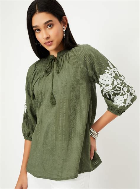 Buy Kalki x Max Women Embroidered Tunic Online at just Rs. 999.0 ...