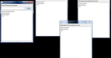 Message Broadcasting Using Java 的图像结果