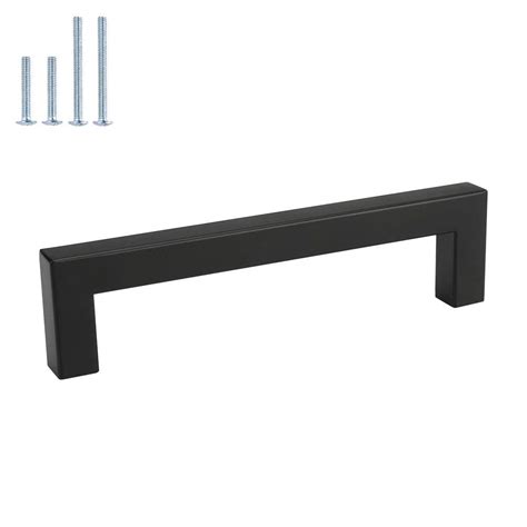 Homdiy 30 Pack 5 Inch Black Cabinet Pulls Square Black | Desertcart INDIA