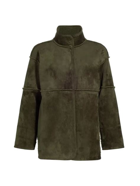 Shop Velvet by Graham & Spencer Albany Faux-Suede Sherpa Jacket | Saks ...