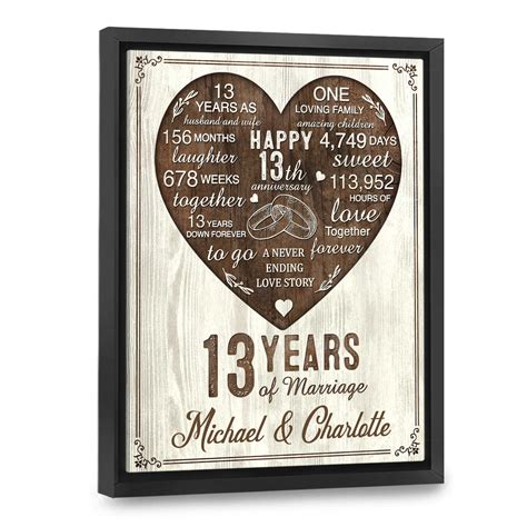 13 year wedding anniversary gift for wife 60 photos - Astyledwedding.com