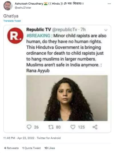 Did Journalist Rana Ayyub Defend 'Minor Child Rapists'? A FactCheck | BOOM