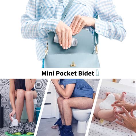 Insolife Pocket Bidet – Electric Portable Travel Bidet Sprayer ...