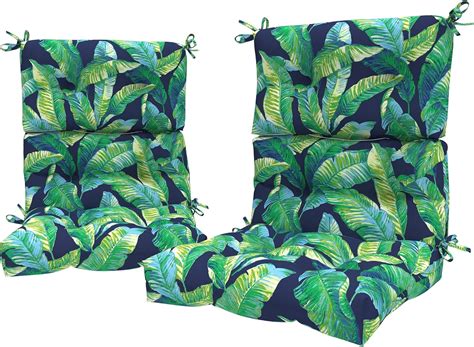 Amazon.com : LVTXIII Outdoor Tufted High Back Cushions, Solid Fluffy ...