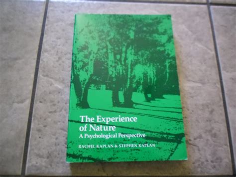 Buy The Experience of Nature: A Psychological Perspective Book Online ...