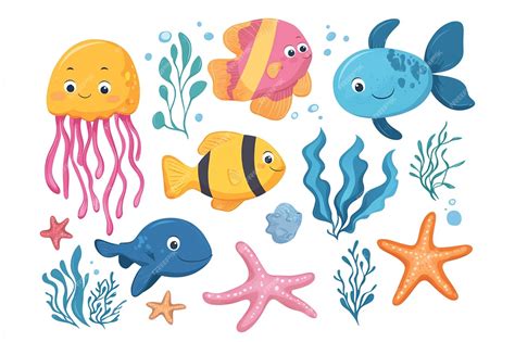 Sea Creatures Clipart