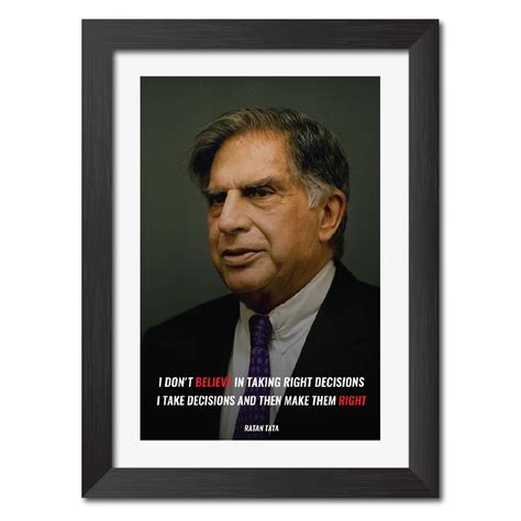 inspire TA Ratan Tata Quotes Motivational Quotes Businessman Posters ...