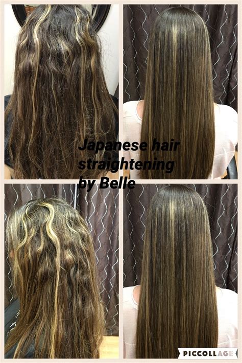 Before and after permanent hair straightening. #istraighthair # ...