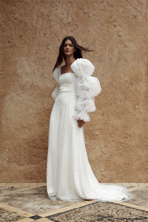 Pearl Wedding Dresses: 23 Pretty Pearl Dresses & Accessories - hitched.co.uk