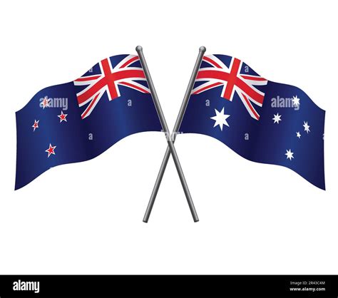 Aus Vs Nz Flag