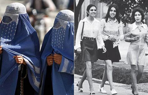 Women of Afghanistan: Pictures that show how life went horribly wrong ...