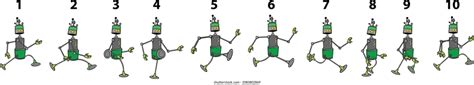 Robot Run Loop Animation 的图像结果
