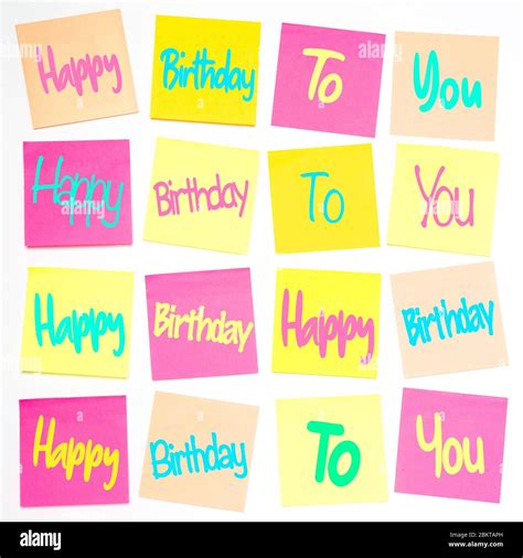 Happy birthday lyrics song hi-res stock photography and images - Alamy