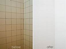 Can U Paint Bathroom Tiles by A Bathroom Tile Makeover With Paint Ramshackle Glam Can U Paint Bathroom Tiles