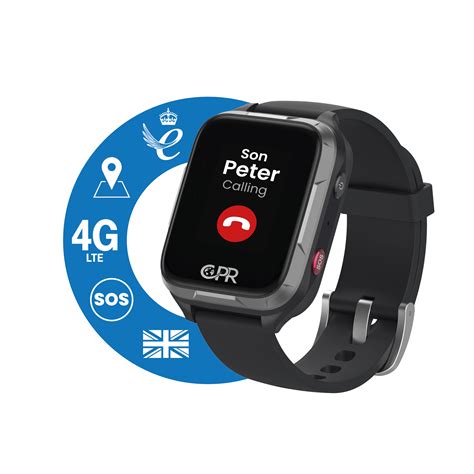 CPR Guardian IV Personal Alarm Watch with Emergency SOS Button, Pinpoi.