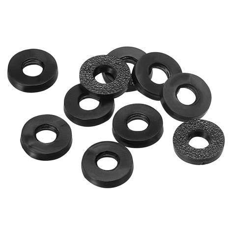 PATIKIL M3 Rubber Flat Washer, 40 Pack 3mm ID 7mm OD 1.2mm Thick ...