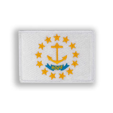 Rhode Island State Flag Patch | Disc Golf Patches