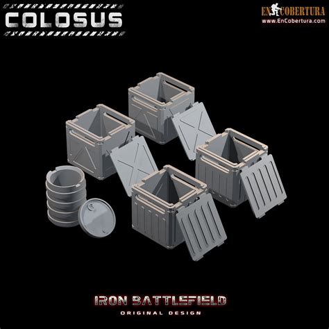Free 3D file Boxes and Drums (Iron Battlefield tribute) - FREE!・3D ...