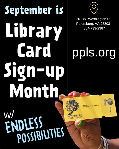 library card Petersburg VA Archives - Petersburg Public Library