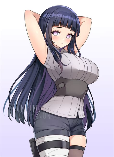 hyuuga hinata (naruto and 1 more) drawn by jirafuru | Danbooru
