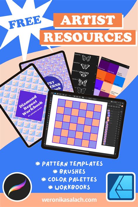 Procreate & Affinity Designer Artist Resource Library — Weronika Salach ...