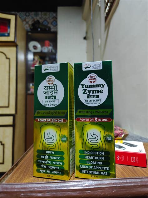 Healing Pharma - Yummy Zyme Ayurvedic Syrup for Digestion 225ml ...