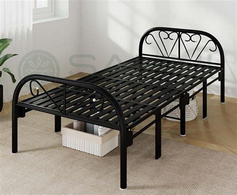 SAHNI PORTABLE FURNITURE Heavy Duty Iron/Metal/Steel Single Folding ...