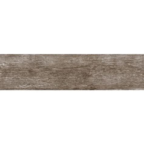 allen + roth Woods French Gray 6-in x 24-in Matte Porcelain Wood Look ...