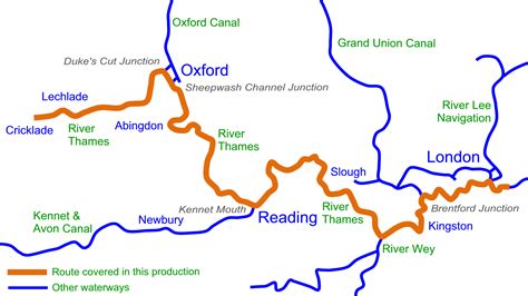 Thames River Map