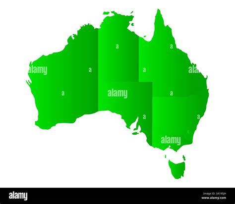 Map of Australia Stock Photo - Alamy