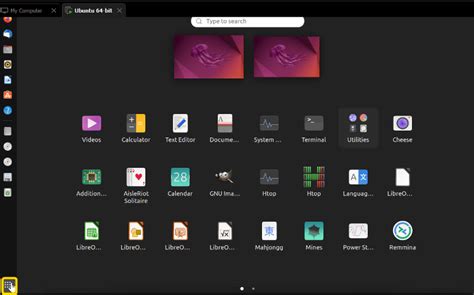 Linux Gnome 的图像结果