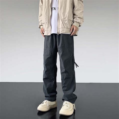 Pants for Men Loose Fit Baggy Sweatpants Casual Pant with Pocket ...