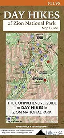 Day Hikes of Zion National Park Map-Guide : Jake Bramante: Amazon.in: Books