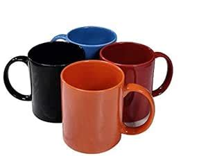 Buy V Kraft "Ceramic Full Color Coffee Mug | Glossy Mug |Plain Ceramic ...