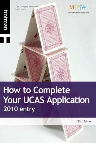 Buy How to Complete Your UCAS Application 2010 entry Book Online at Low ...