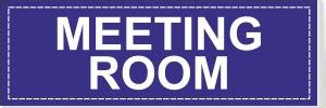GOODPRINTZONE Meeting Room Sign Board Print On (5mm Sunboard ) Size 4 ...