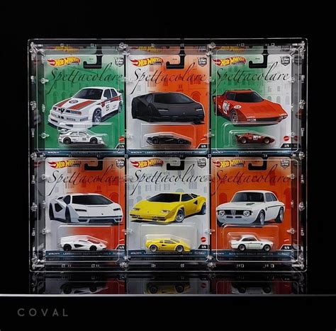 COVAL HDW-101 Acrylic Display Case for Single Wide Premium Carded Hot ...