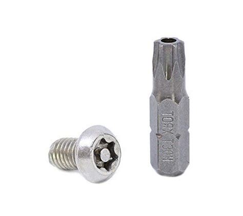 (25pcs) BelMetric Tamper Proof Screws M6X10 Stainless Steel Button Head ...