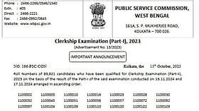 WBPSC Declares Clerkship Part-I Results; 89,821 Candidates Clear ...